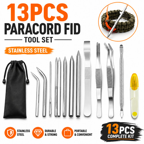 13pcs paracord stitching set - 13pcs,