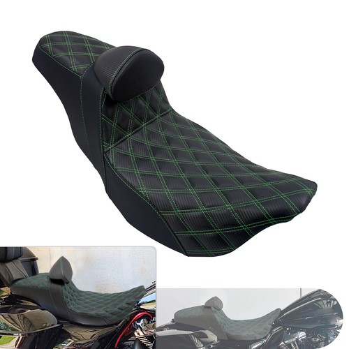 Green stitching seat front - stitching, w/